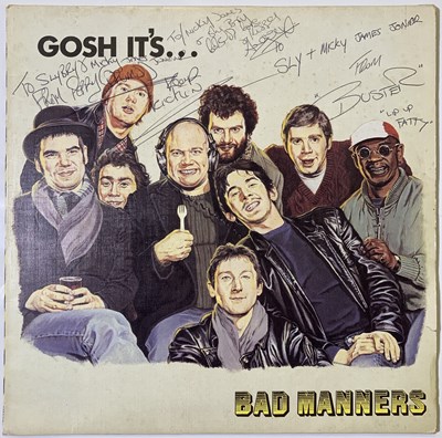 Lot 207 - BAD MANNERS SIGNED LP.