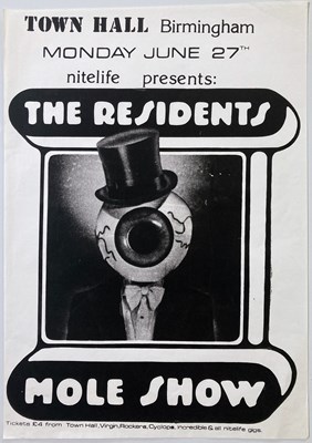 Lot 119 - THE RESIDENTS - CONCERT POSTERS.