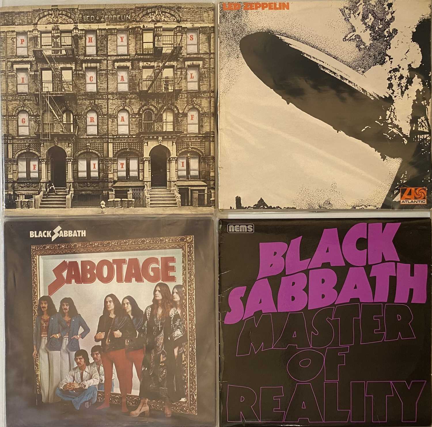 Lot 904 - LED ZEPPELIN/BLACK SABBATH - LPs