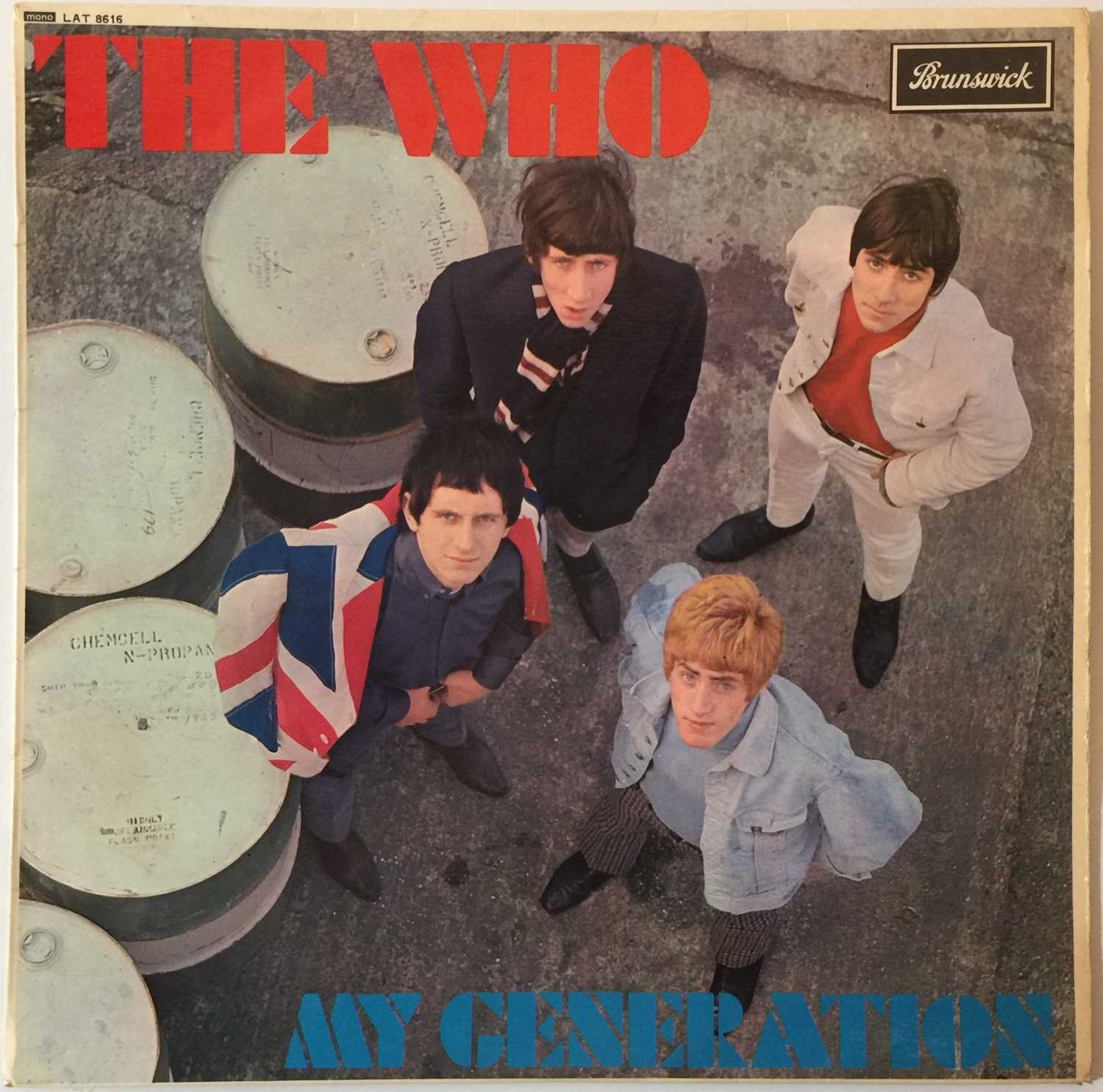 Lot 895 - THE WHO - MY GENERATION LP (ORIGINAL UK PRESSING - BRUNSWICK LAT 8616)