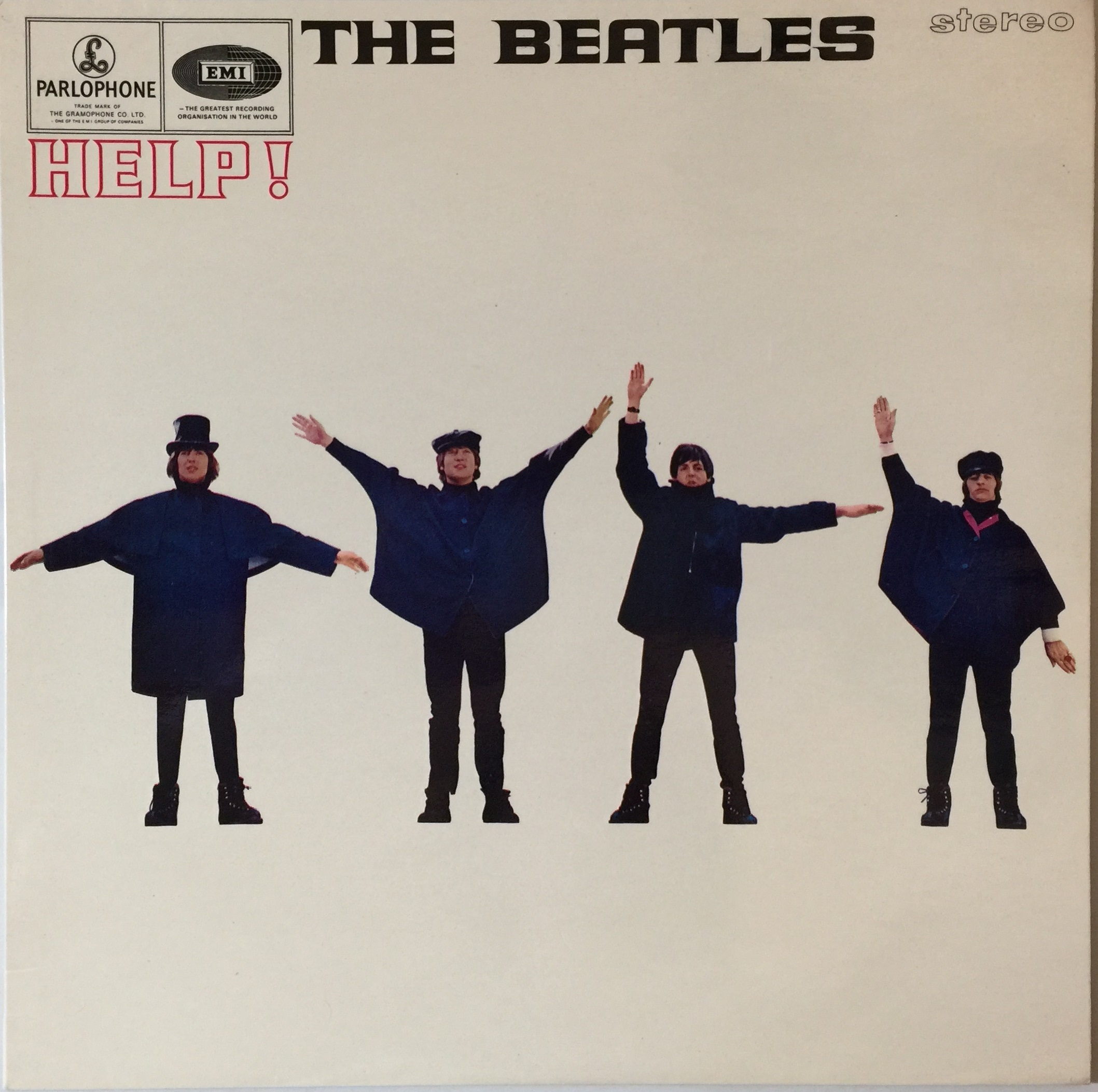 Lot 8 - THE BEATLES - HELP! LP (ORIGINAL UK STEREO