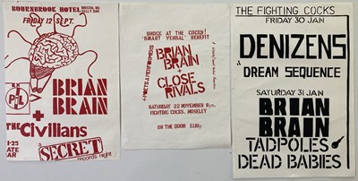 Lot 121 - BRIAN BRAIN - PIL - CONCERT POSTERS.