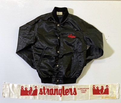 Lot 352 - STRANGLERS - ORIGINAL JACKET AND SCARF.