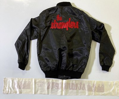 Lot 352 - STRANGLERS - ORIGINAL JACKET AND SCARF.