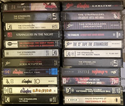 Lot 356 - THE STRANGLERS - TICKET STUBS / CASSETTE COLLECTION / STRANGLED MAGAZINE.