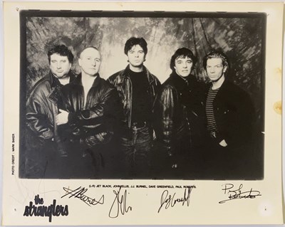 Lot 357 - STRANGLERS - SIGNED ITEMS.