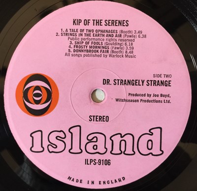 Lot 931 - DR STRANGELY STRANGE - KIP OF THE SERENES LP (UK PINK ISLAND - ILPS 9106)