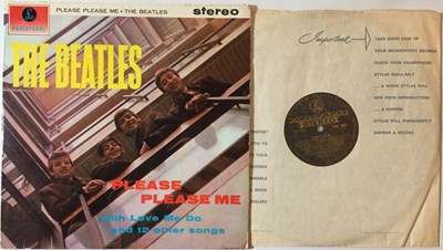 Lot 71 - THE BEATLES - PLEASE PLEASE ME LP (1ST UK STEREO 'BLACK & GOLD' - PCS 3042)
