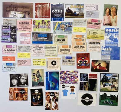 Lot 75 - INDIE TICKET COLLECTION - OASIS / BETA BAND/ U2 ETC.
