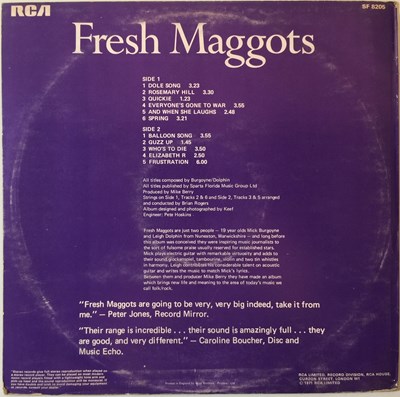 Lot 933 - FRESH MAGGOTS - S/T LP (UK STEREO ORIGINAL - SF 8205)