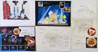 Lot 14 - ORIGINAL LIGHTING AND STAGE DESIGN PLANS - YACHTS / DARTS - 1970S.