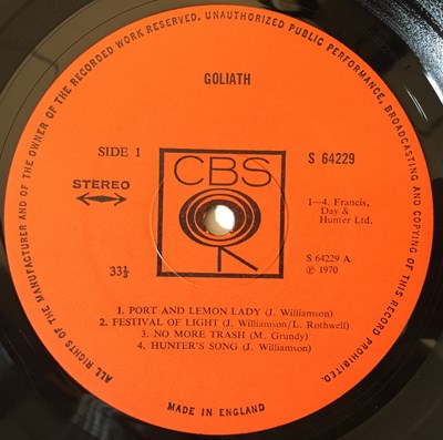 Lot 942 - GOLIATH - S/T LP (UK STEREO ORIGINAL - S64229)