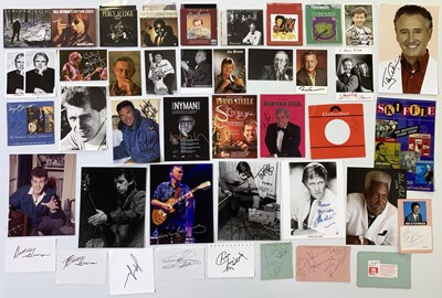 Lot 210 - MUSIC AUTOGRAPHS - CLASSIC ROCK / POP MALE ARTISTS.