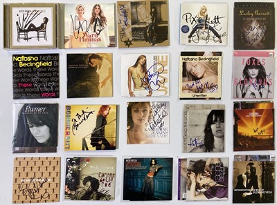 Lot 212 - SIGNED CDS - FEMALE STARS.