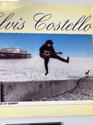 Lot 217 - ELVIS COSTELLO - SIGNED ITEMS.