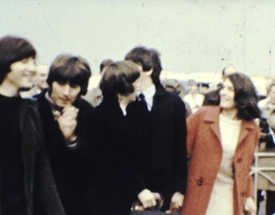 Lot 245 - 8MM FILM OF THE BEATLES DEPARTING FOR THE BAHAMAS, 1965 - SOLD WITH COPYRIGHT.