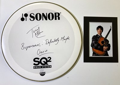 Lot 320 - OASIS SIGNED ITEMS - TONY MCGUIGAN / NOEL GALLAGHER.