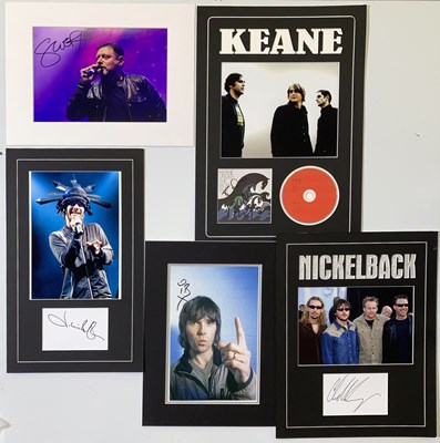 Lot 219 - SIGNED ITEMS - INDIE / ROCK ARTISTS.