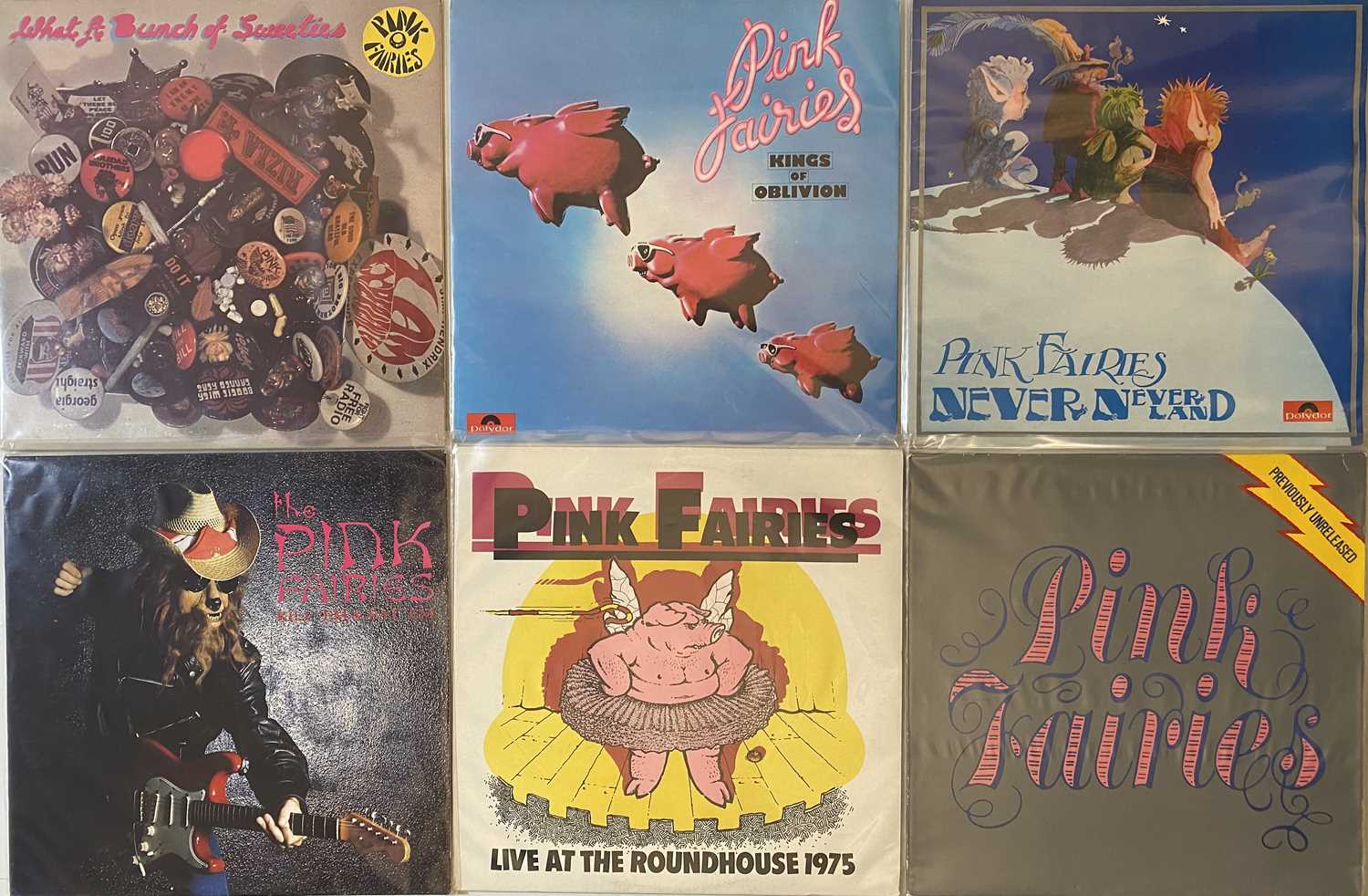 Lot 951 - THE PINK FAIRIES - LP PACK