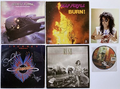 Lot 220 - CLASSIC ROCK STAR SIGNED ITEMS.