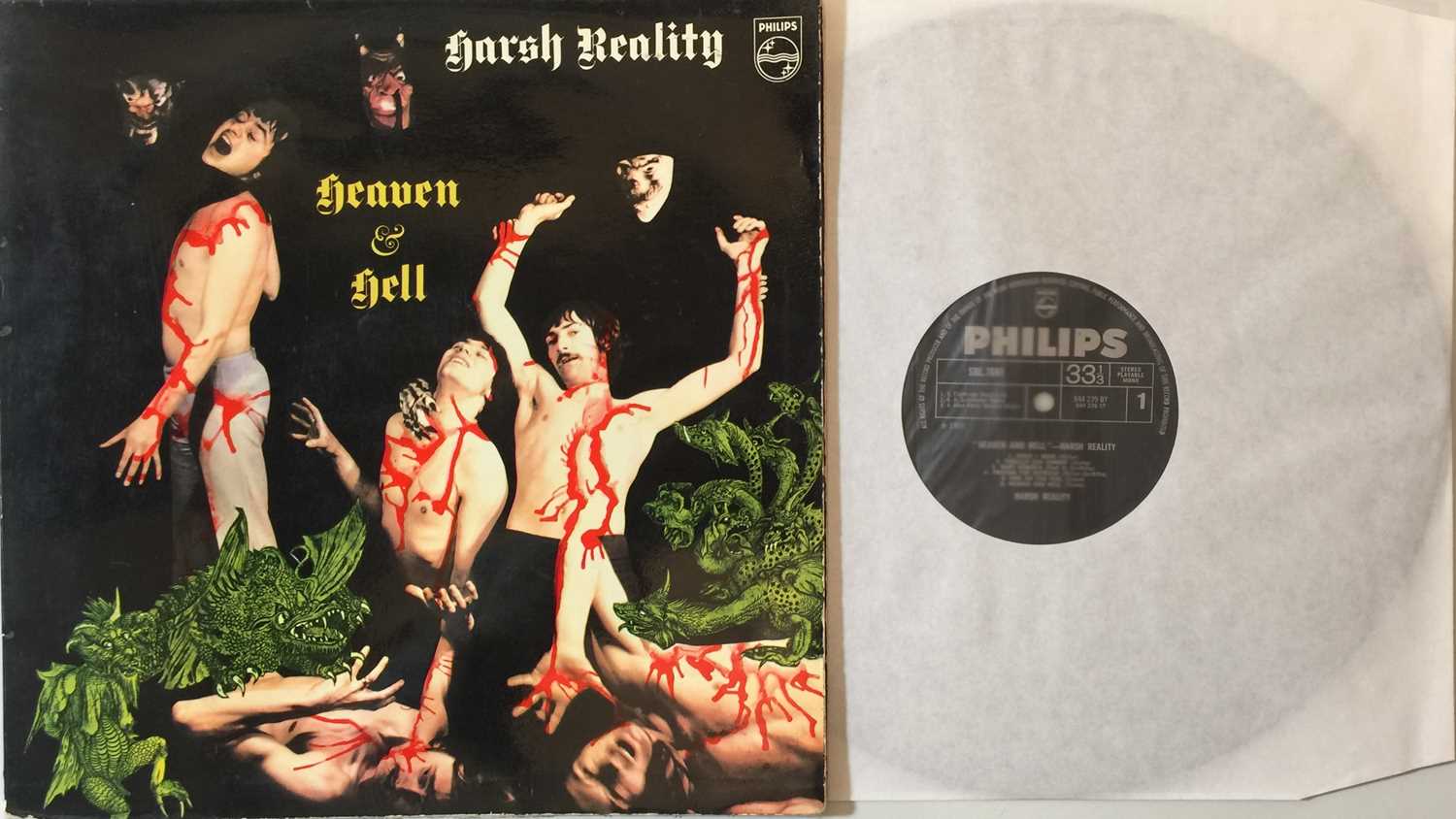 Lot 959 - HARSH REALITY - HEAVEN & HELL LP (UK ORIGINAL - SBL 7891)