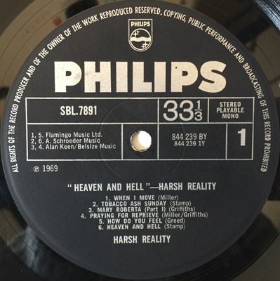 Lot 959 - HARSH REALITY - HEAVEN & HELL LP (UK ORIGINAL - SBL 7891)