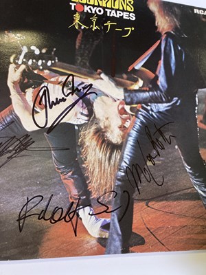 Lot 225 - SCORPIONS - SIGNED ITEMS.