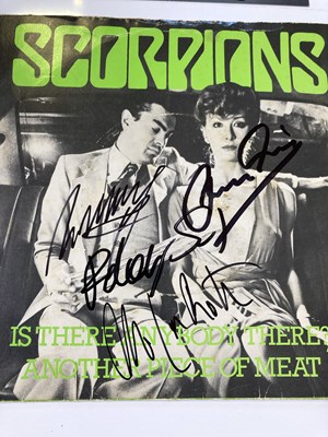 Lot 225 - SCORPIONS - SIGNED ITEMS.