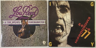 Lot 227 - LOU REED / IGGY POP SIGNED ITEMS.