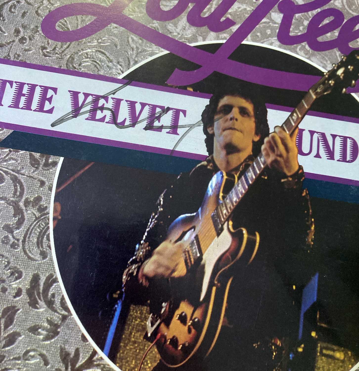 Lot 227 - LOU REED / IGGY POP SIGNED ITEMS.