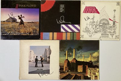 Lot 286 - PINK FLOYD - LPS SIGNED BY NICK MASON.