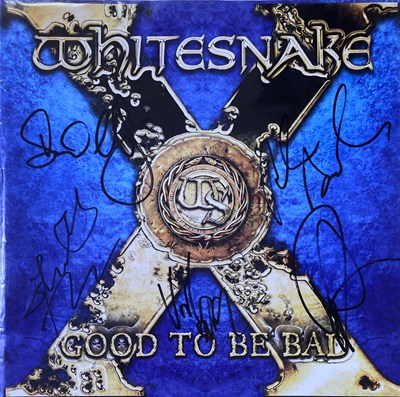 Lot 230 - WHITESNAKE SIGNED ITEMS.