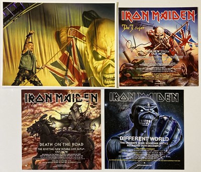 Lot 238 - IRON MAIDEN - SIGNED ITEMS.