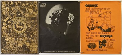 Lot 172 - MIDDLE EARTH RECORDS - ORIGINAL C 1960S PROMOTIONAL POSTERS.