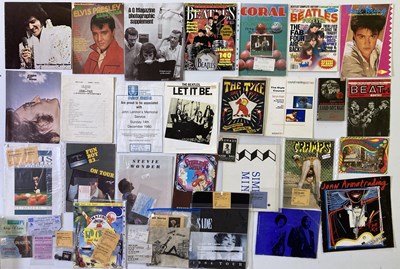 Lot 65 - CONCERT PROGRAMMES AND TICKET ARCHIVE.