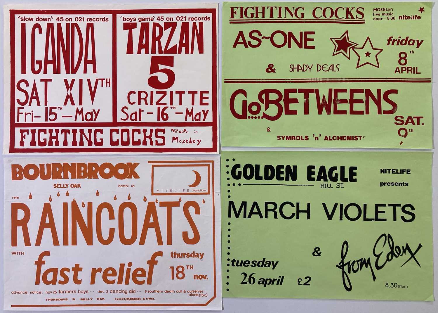 Lot 138 BIRMINGHAM CONCERT POSTER ARCHIVE.