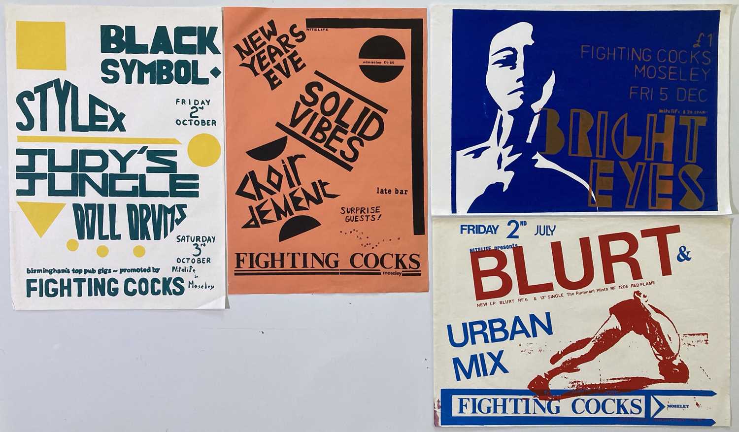 Lot 141 BIRMINGHAM CONCERT POSTER ARCHIVE.
