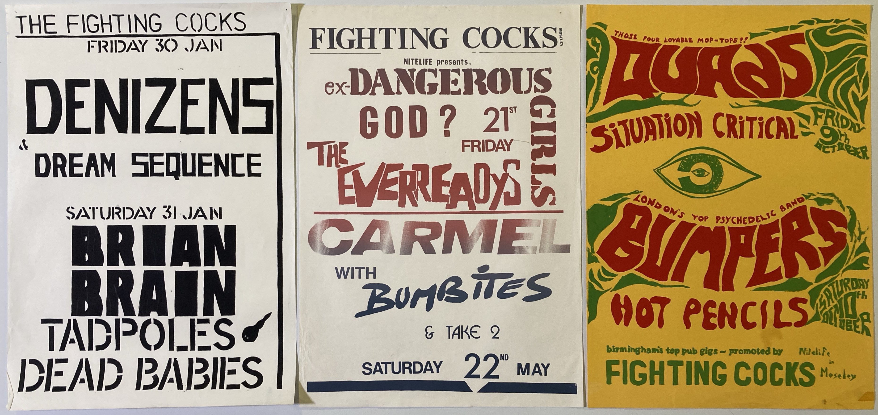 Lot 143 BIRMINGHAM CONCERT POSTER ARCHIVE.