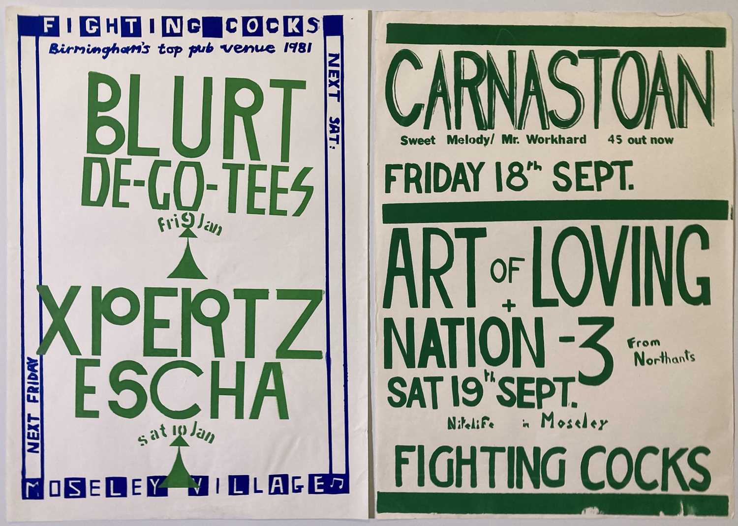 Lot 144 BIRMINGHAM CONCERT POSTER ARCHIVE.