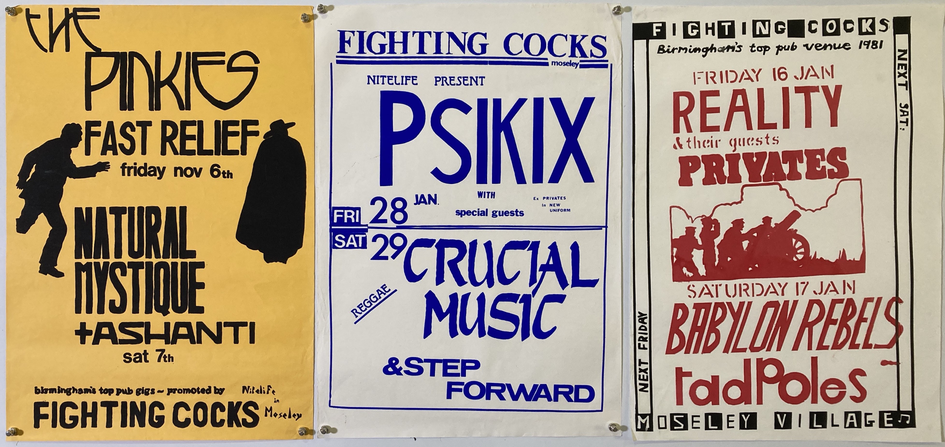 Lot 145 BIRMINGHAM CONCERT POSTER ARCHIVE.