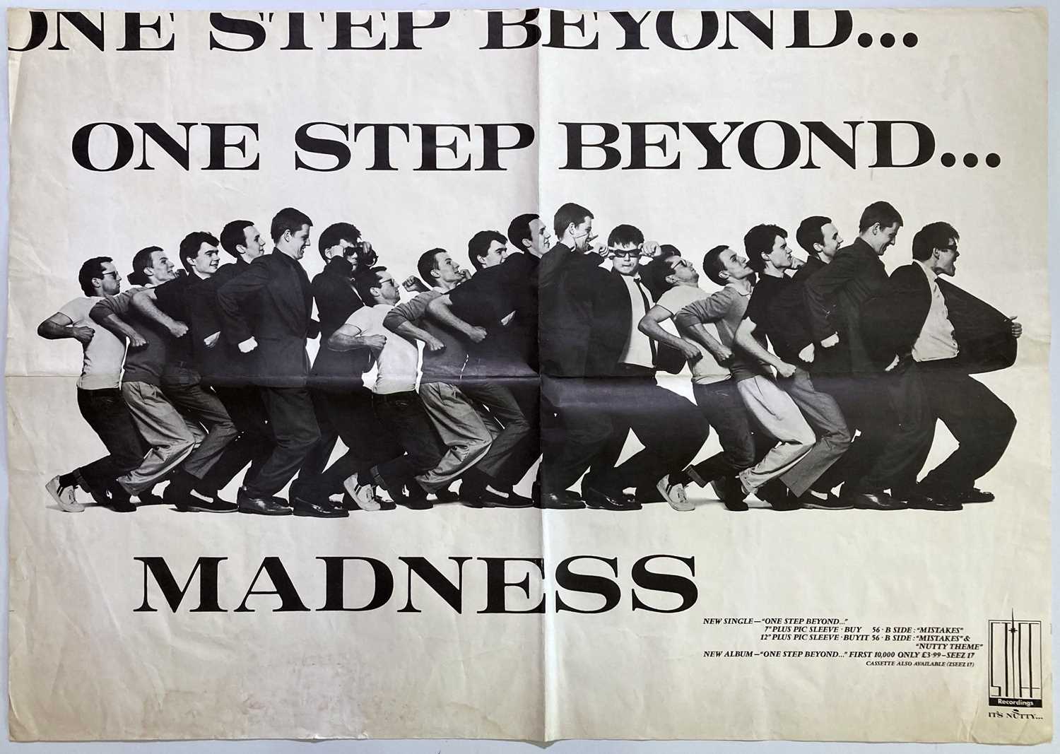 Lot 150 - MADNESS - ONE STEP BEYOND ORIGINAL POSTER.