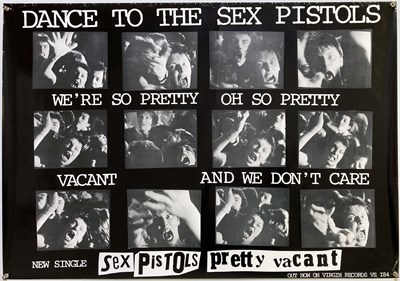 Lot 341 - SEX PISTOLS - PRETTY VACANT 1977 POSTER.