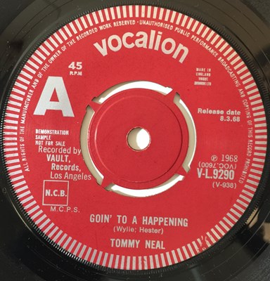 Lot 706 - TOMMY NEAL - GOIN' TO A HAPPENING/ TEE TA 7" PROMO (V-L