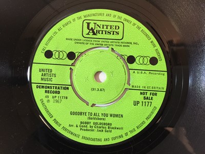 Lot 709 - BOBBY GOLDSBORO - TOO MANY PEOPLE/ GOODBYE TO ALL YOU WOMEN 7" DEMO (UP 1177)