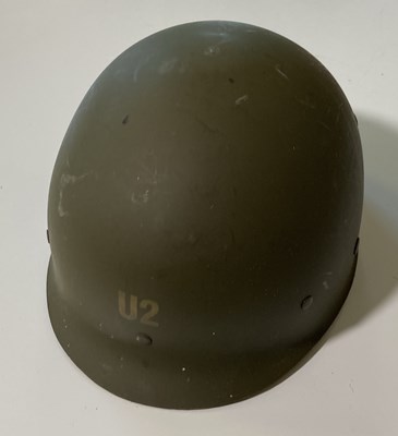 Lot 387 - U2 - PROMOTIONAL WAR HELMET.