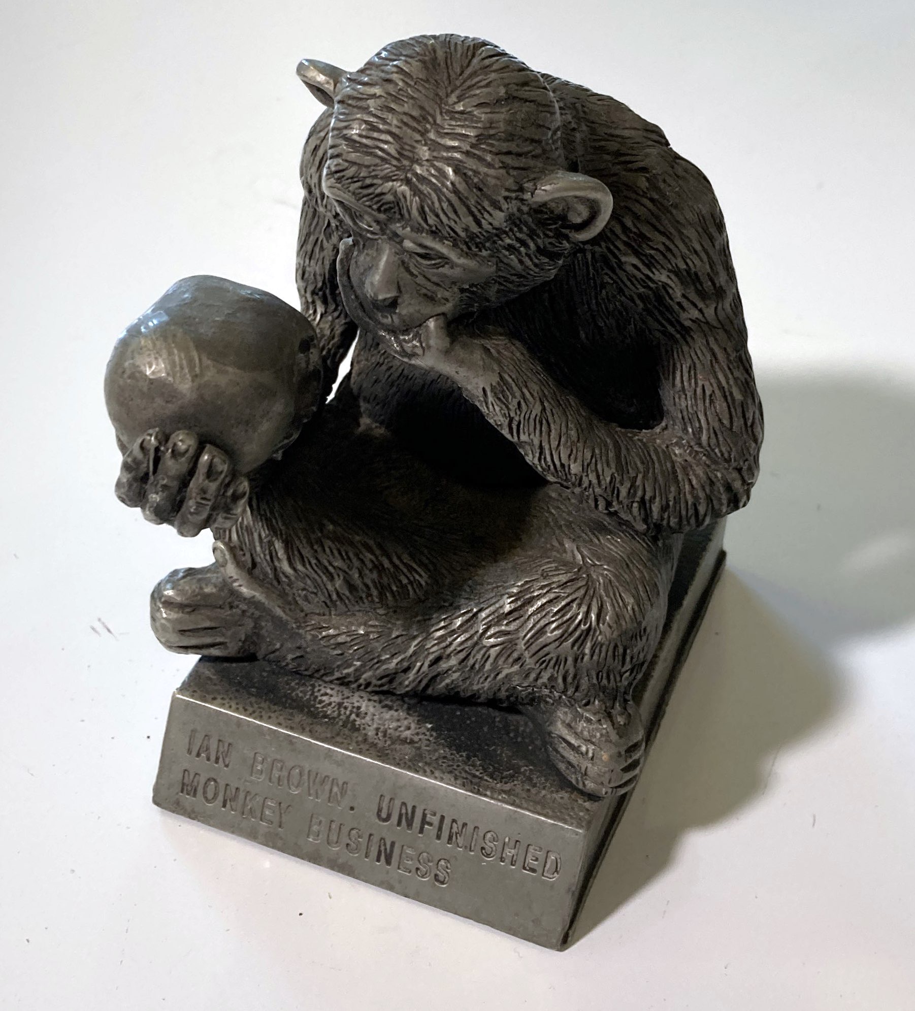 Lot 313 IAN BROWN UNFINISHED BUSINESS PEWTER Lot 313 IAN BROWN UNFINISHED BUSINESS PEWTER