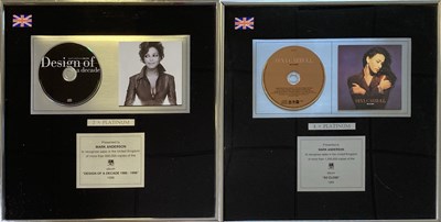 Lot 261 - JANET JACKSON / DINA - SALES AWARDS.