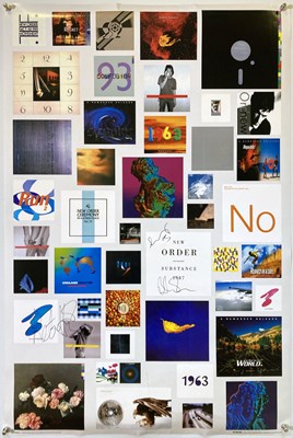 Lot 295 - NEW ORDER SIGNED POSTER.