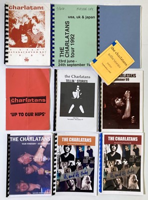 Lot 402 - THE CHARLATANS COLLECTION - TOUR ITINERARIES.