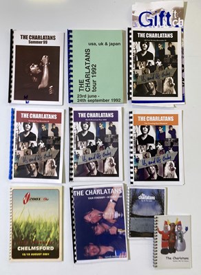 Lot 403 - THE CHARLATANS COLLECTION - TOUR ITINERARIES.